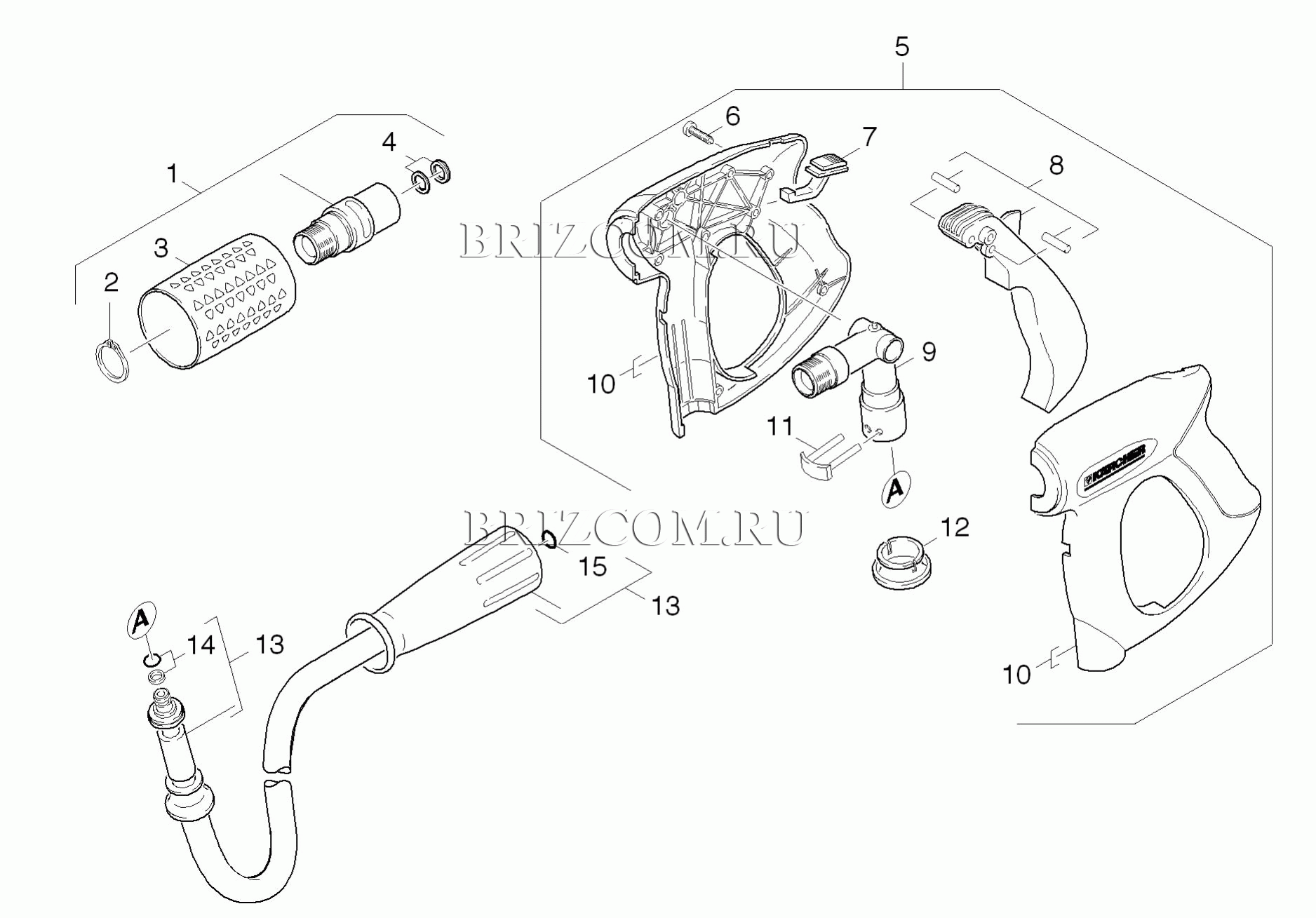 Pучной пистолет-распылитель (0.146-689.0)