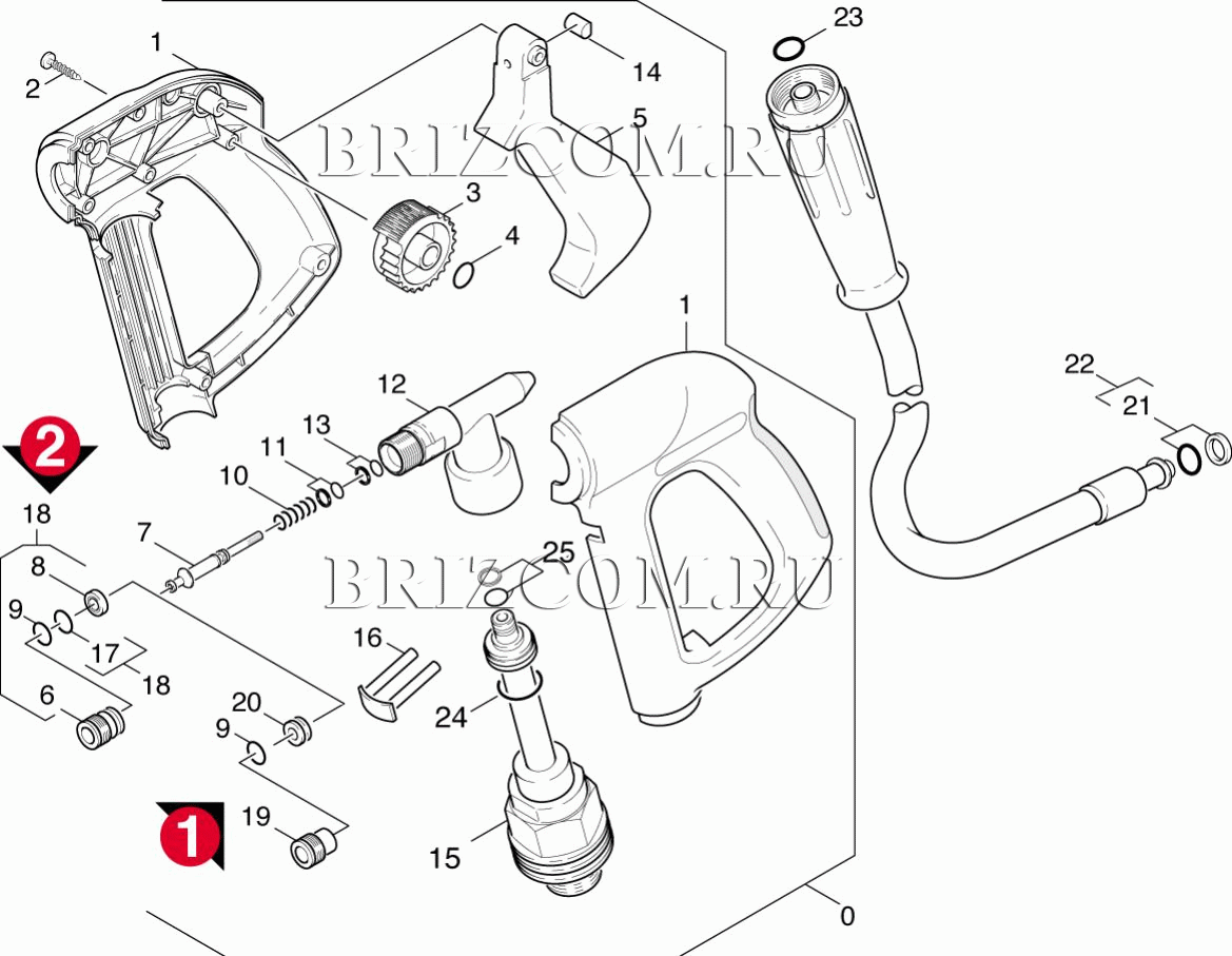 Pучной пистолет-распылитель (0.147-422.0)