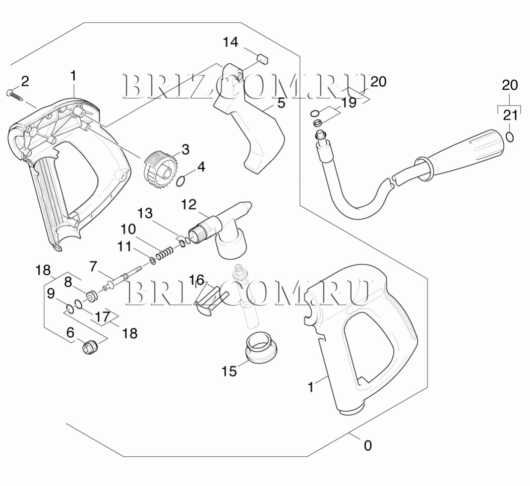 Pучной пистолет-распылитель (0.148-046.0)