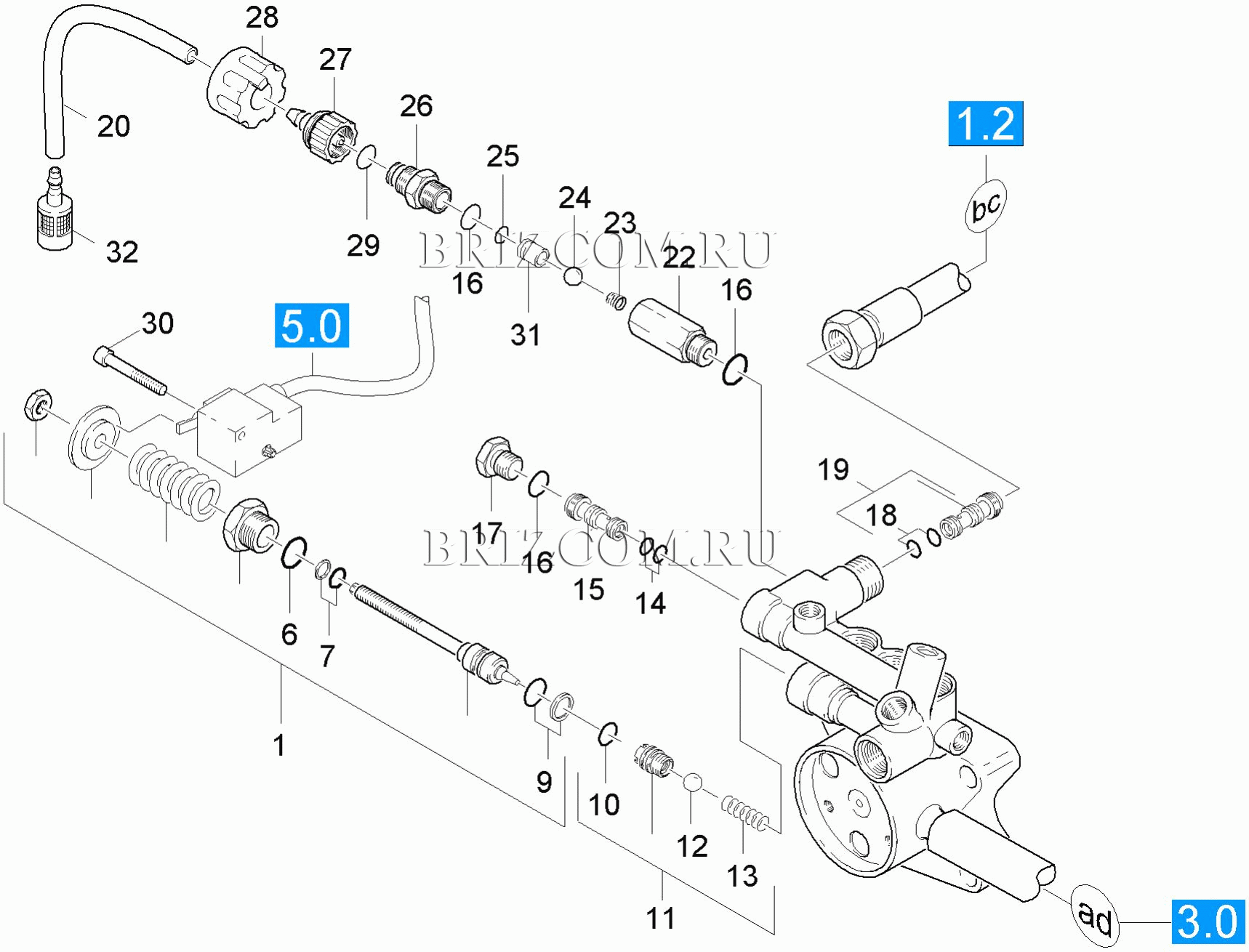 Керхер hd5 12c схема