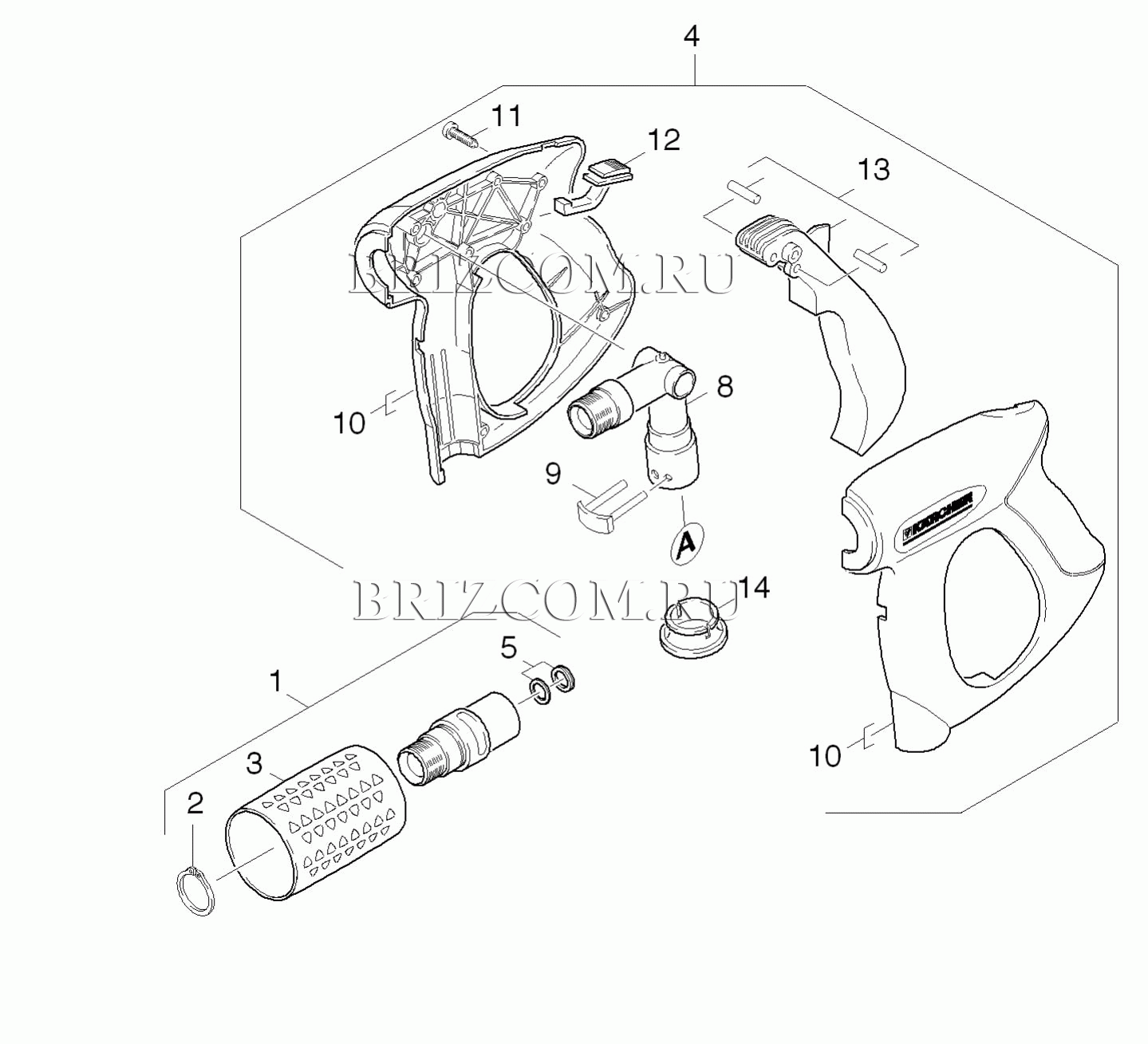Pучной пистолет-распылитель (0.148-944.0)