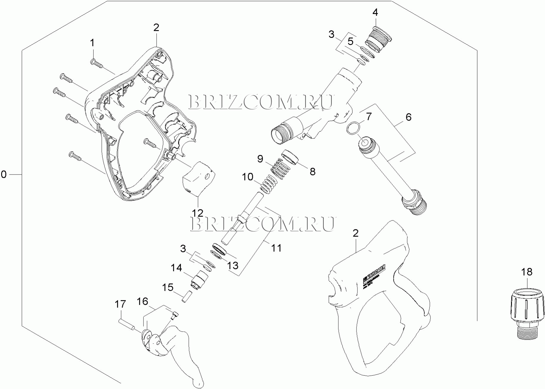 Pучной пистолет-распылитель (0.109-109.0)