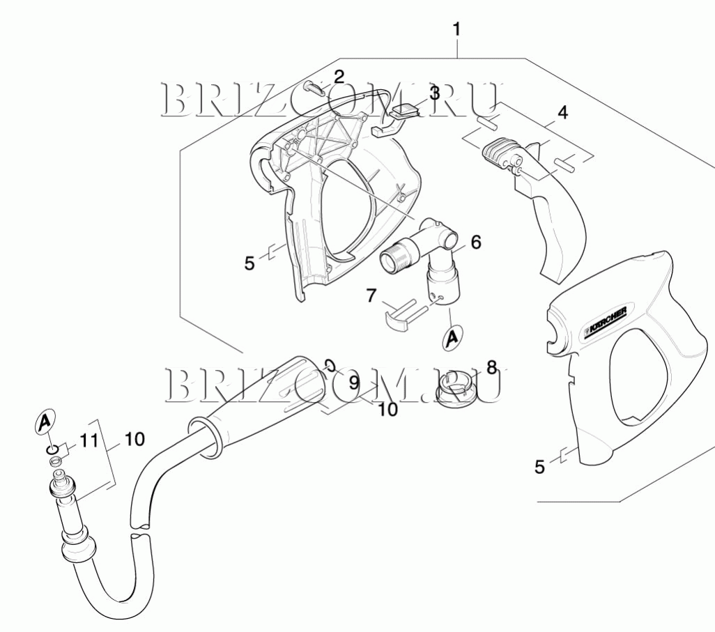 Pучной пистолет-распылитель (0.109-201.0)