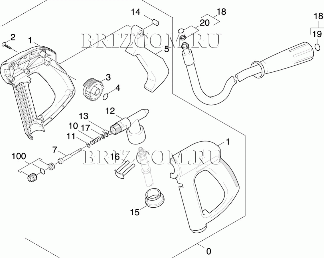 Pучной пистолет-распылитель (0.148-533.0)