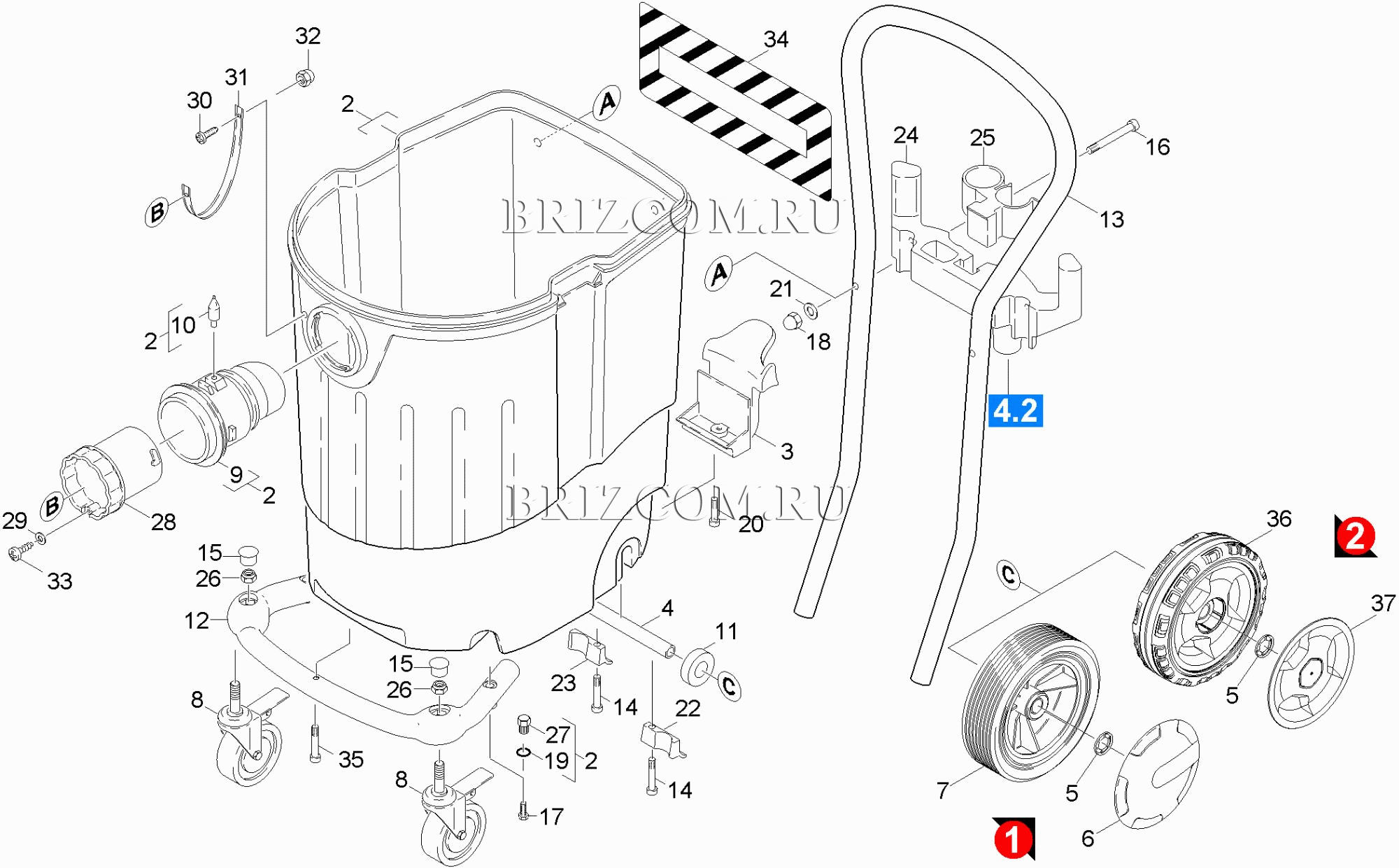 Емкость детали (0.164-652.0)