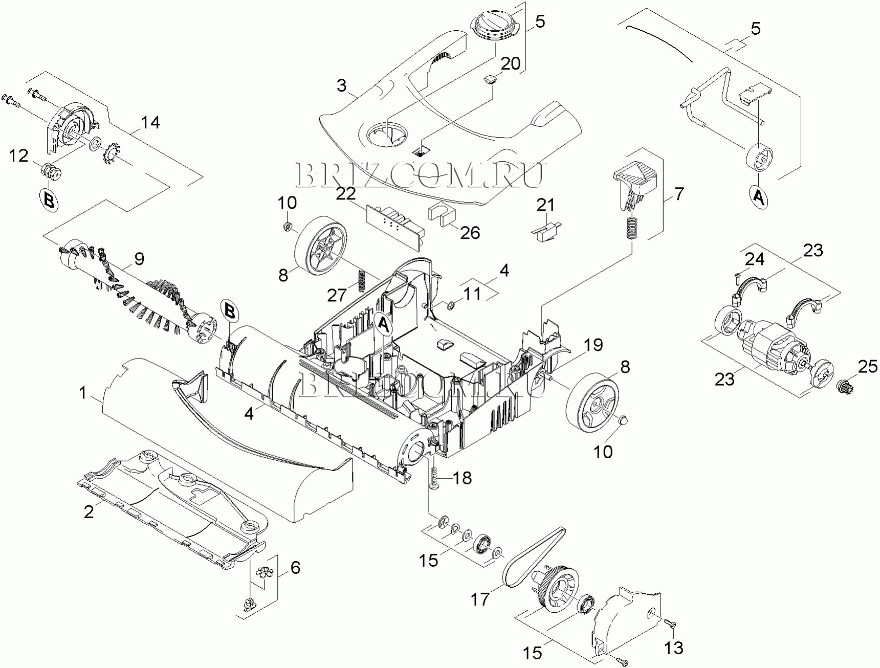 Верхняя часть щетки (0.165-306.0)
