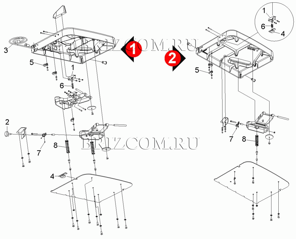 Педаль детали (0.121-047.0)