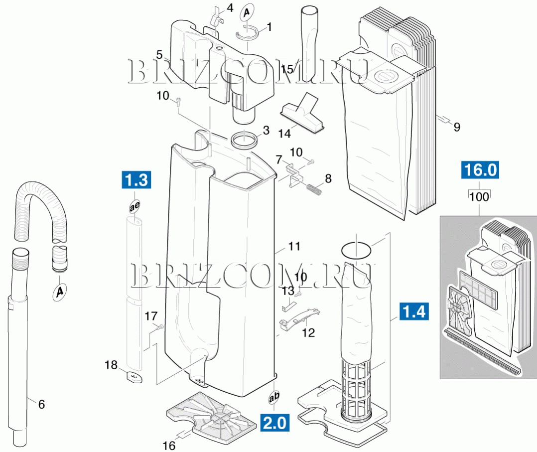 Верхняя часть (0.163-427.0)