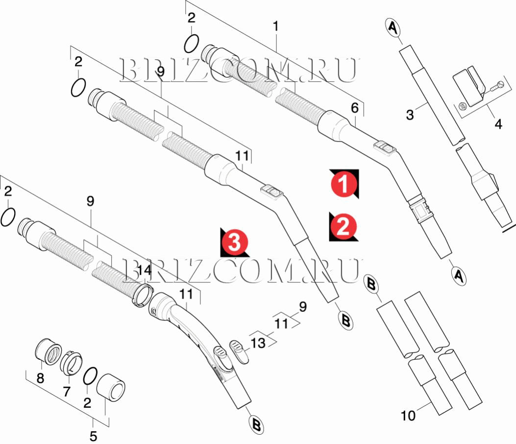 Всасывающий шланг и труба (0.162-040.0)