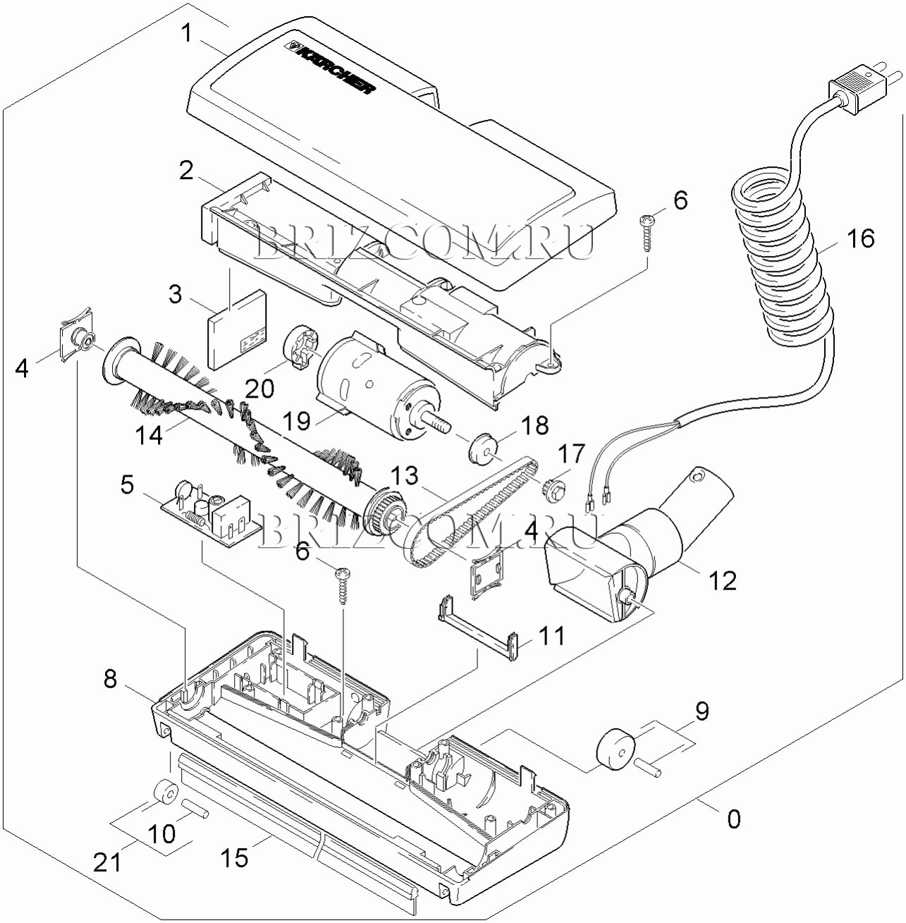 Верхняя часть щетки (0.196-474.0)