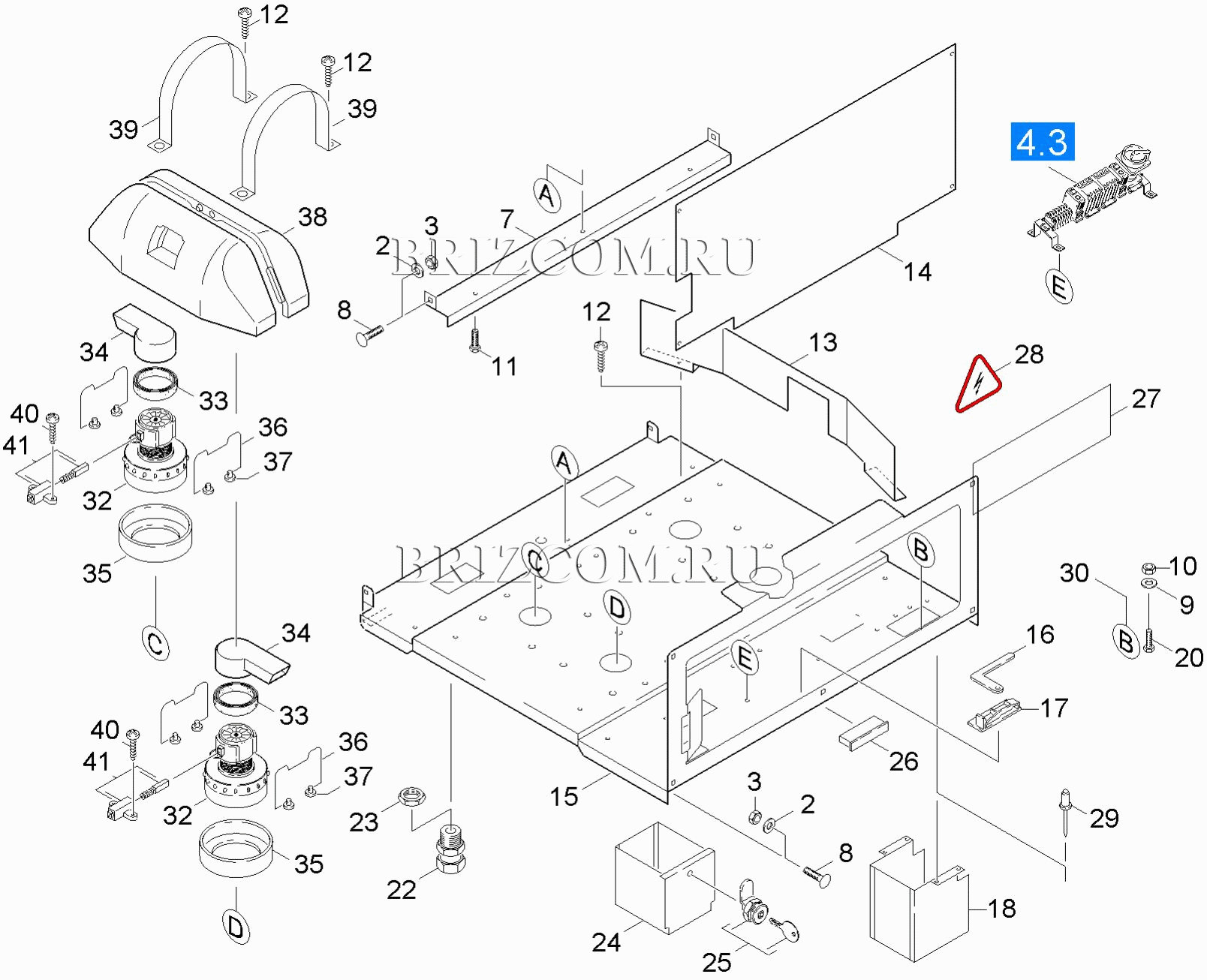 Основная пластина турбина (0.162-949.0)