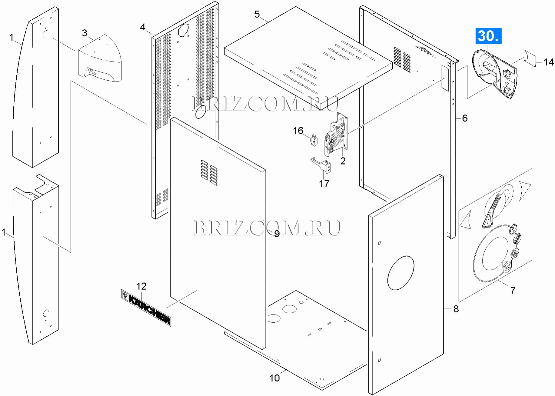 Рамка детали из листового металла (0.166-103.0)