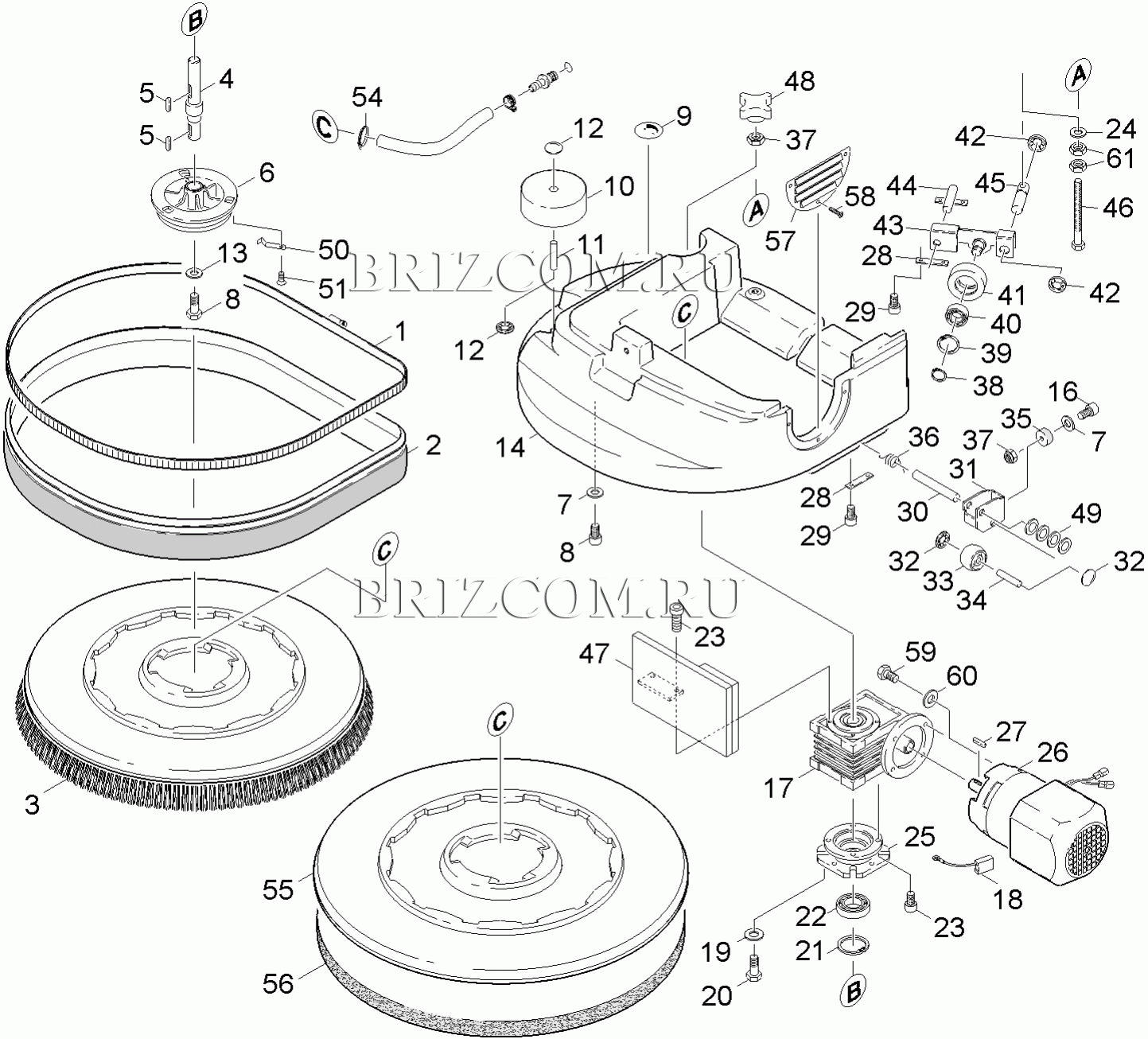 Верхняя часть насадки BD (0.163-219.0)
