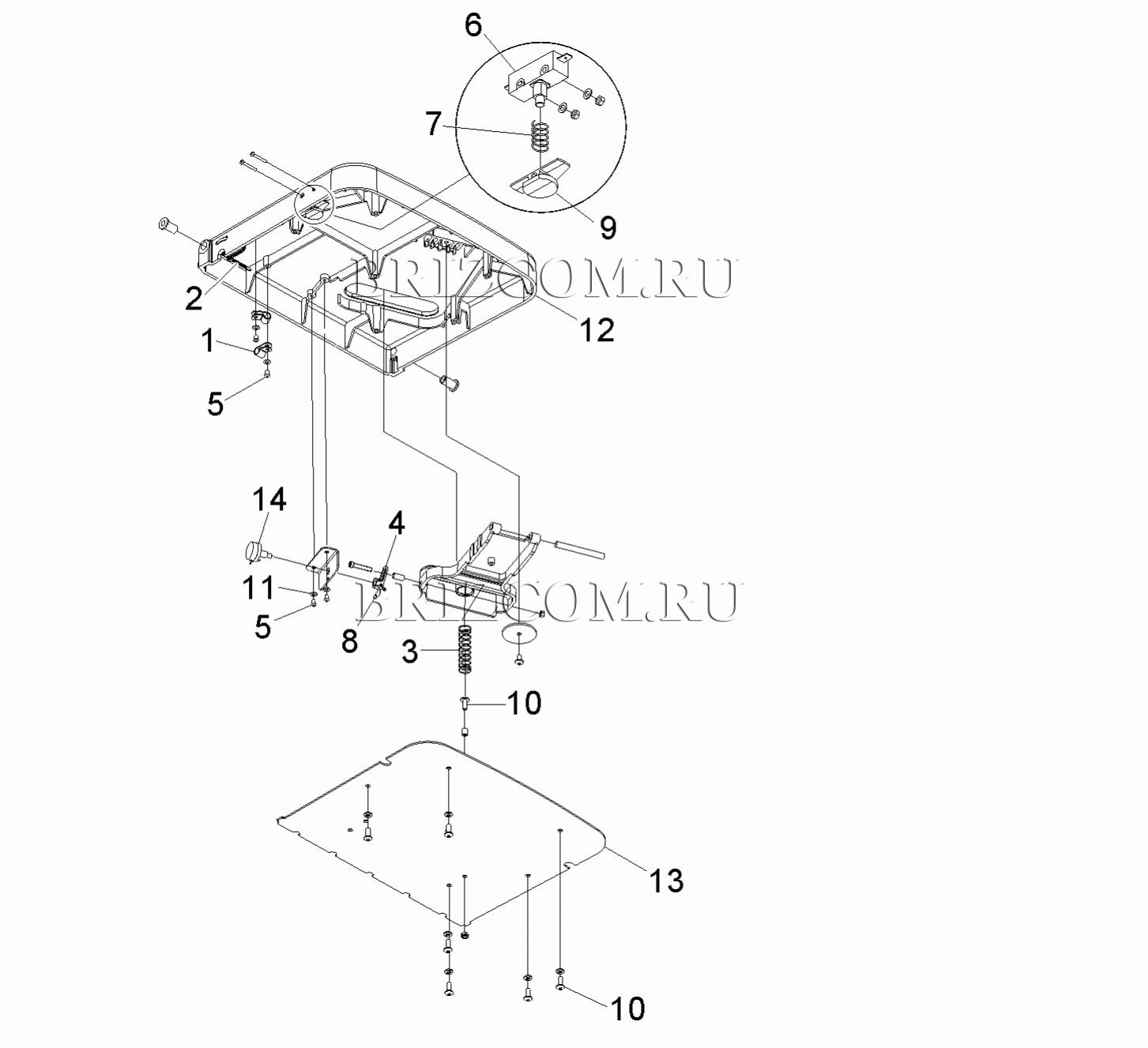 Педаль детали (0.201-316.0)