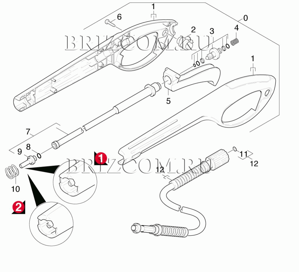Pучной пистолет-распылитель (0.148-467.0)
