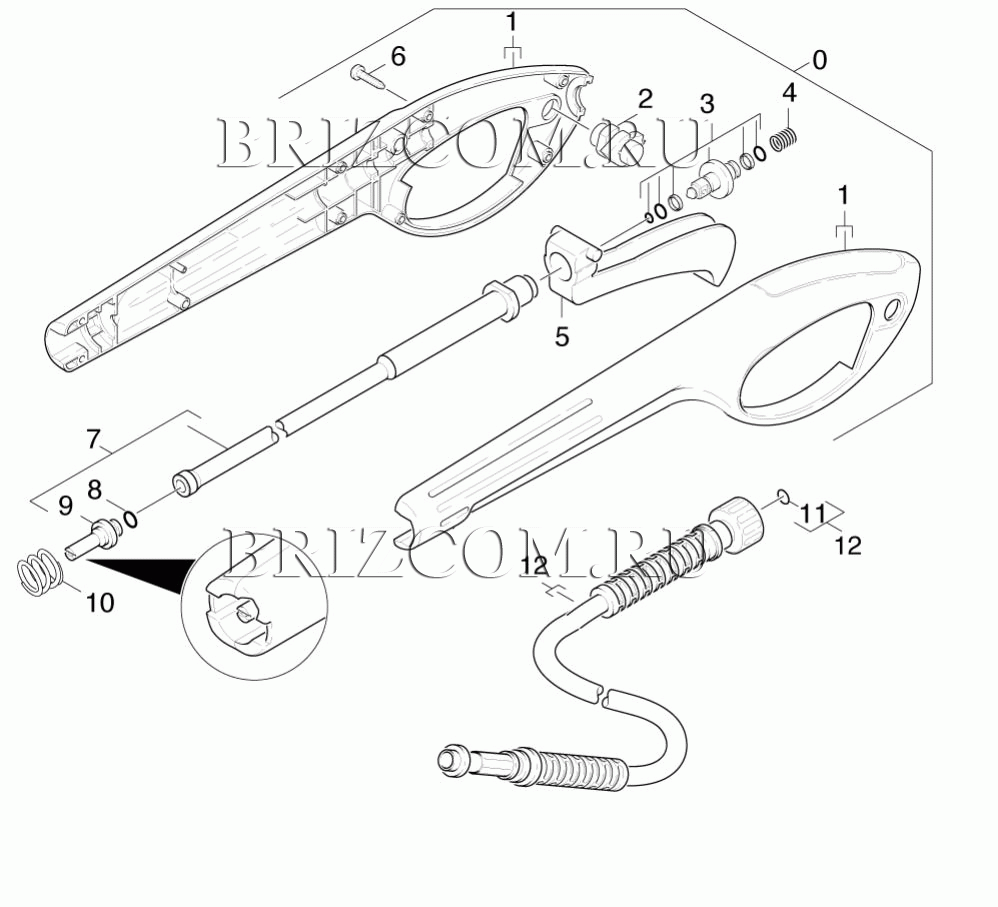 Pучной пистолет-распылитель (0.148-197.0)