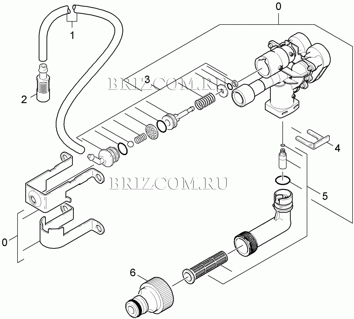 Karcher управляющий корпус (0.108-512.0)