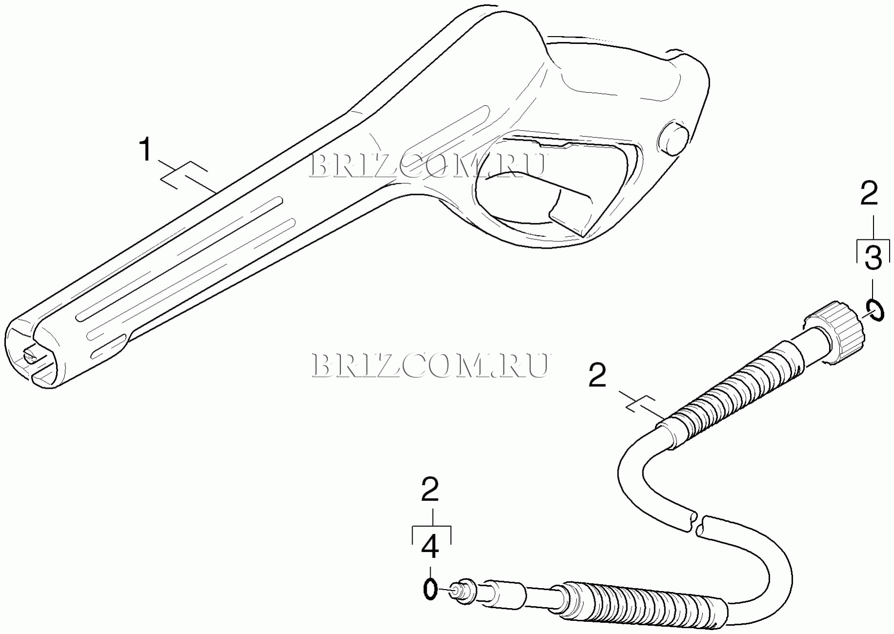 Pучной пистолет-распылитель (0.148-367.0)