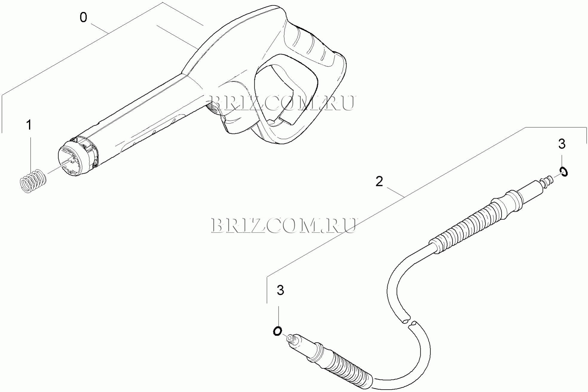 Pучной пистолет-распылитель (0.110-105.0)