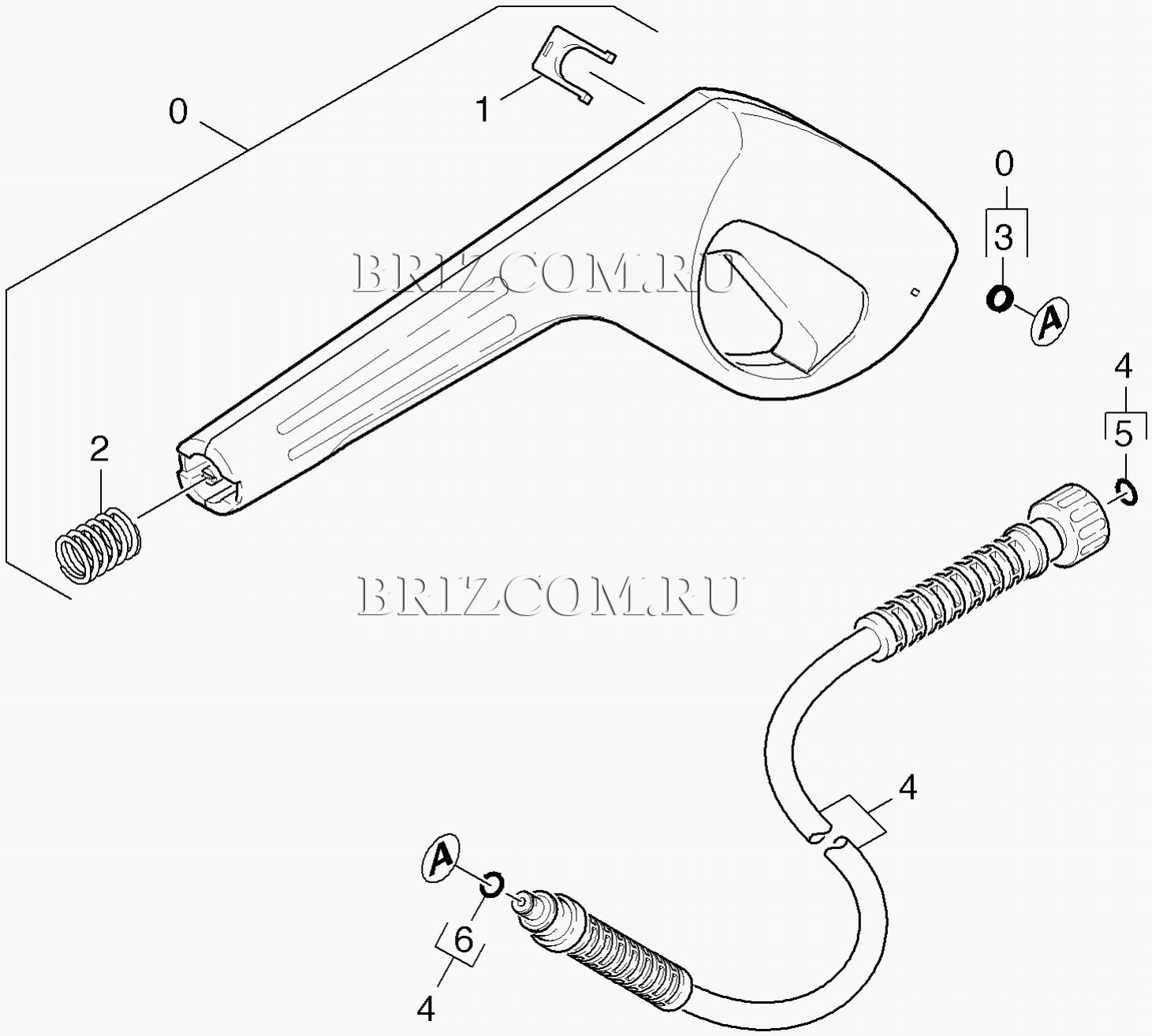 Pучной пистолет-распылитель (0.148-700.0)
