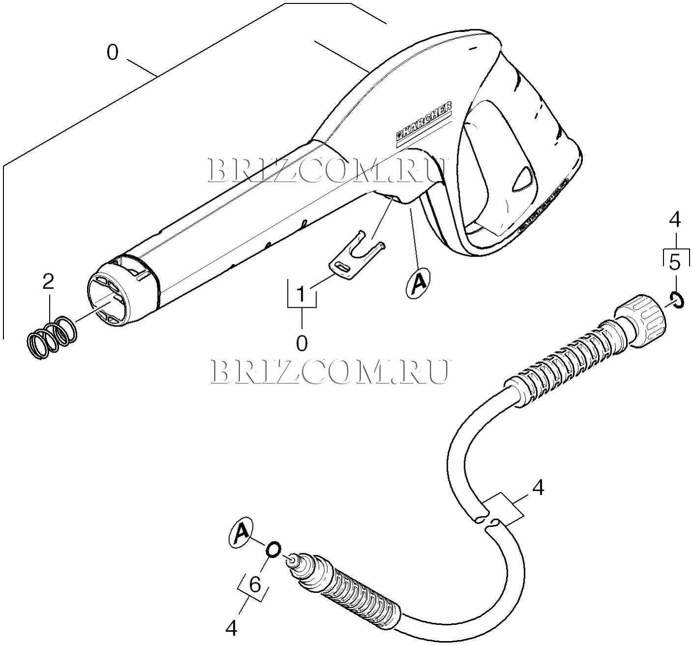 Pучной пистолет-распылитель (0.113-657.0)