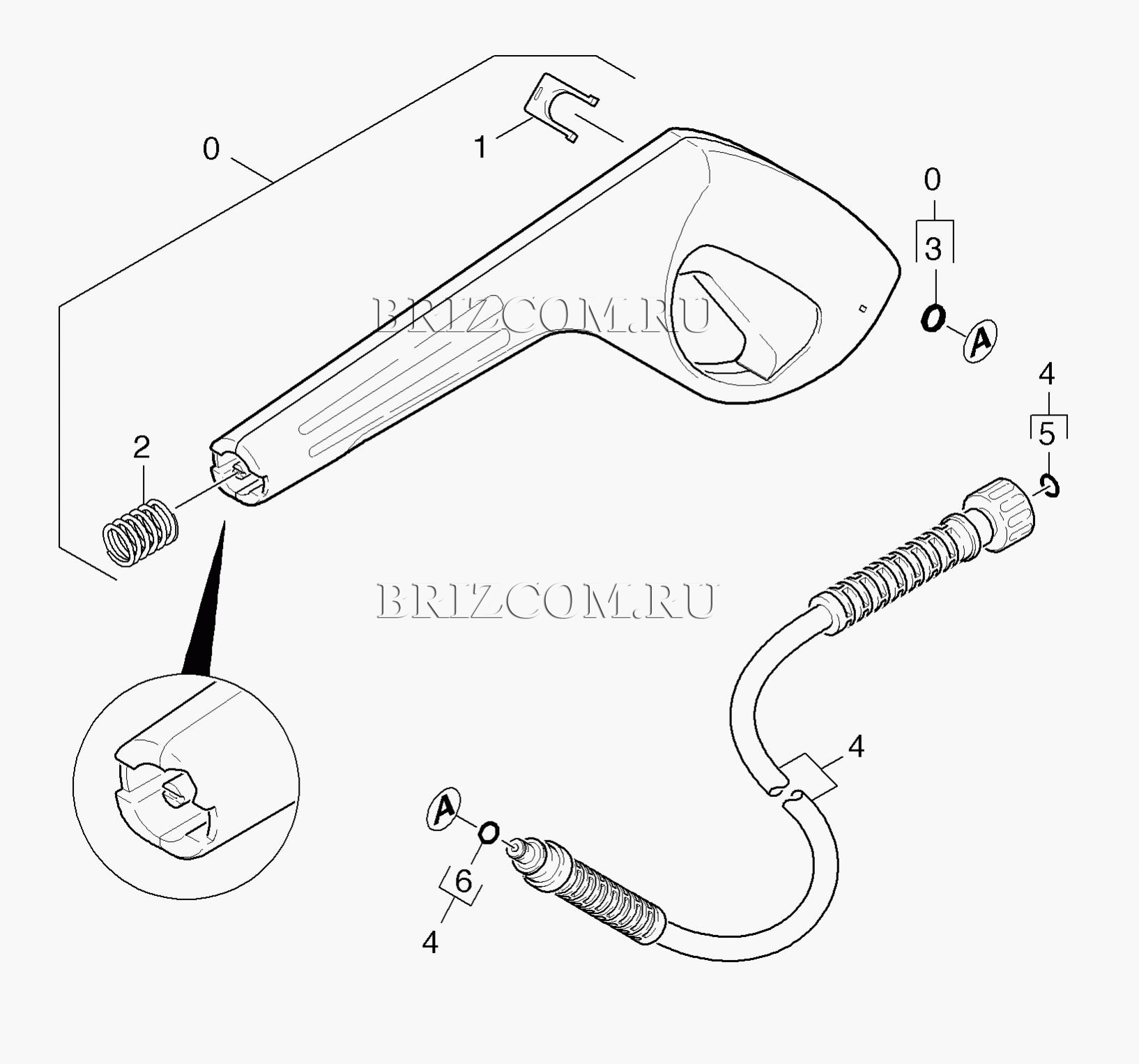 Pучной пистолет-распылитель (0.148-972.0)