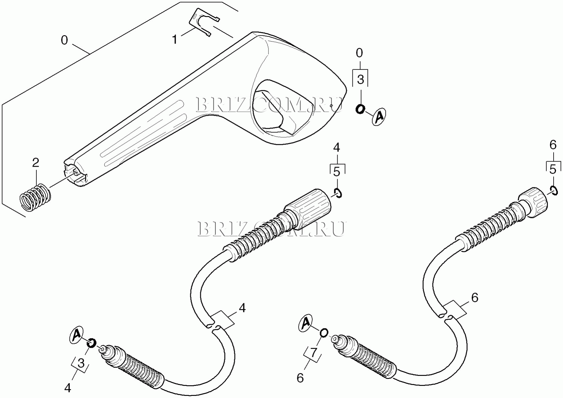 Pучной пистолет-распылитель (0.148-477.0)