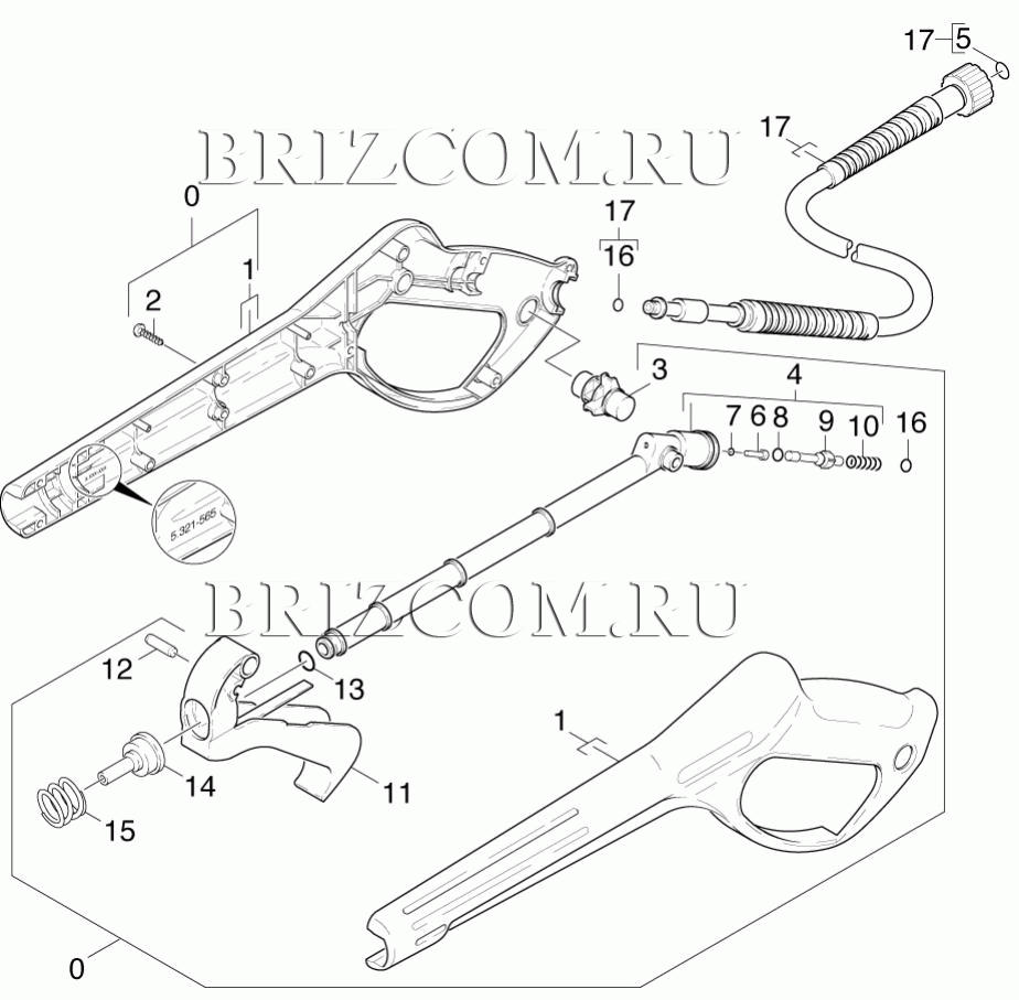 Pучной пистолет-распылитель (0.147-654.0)