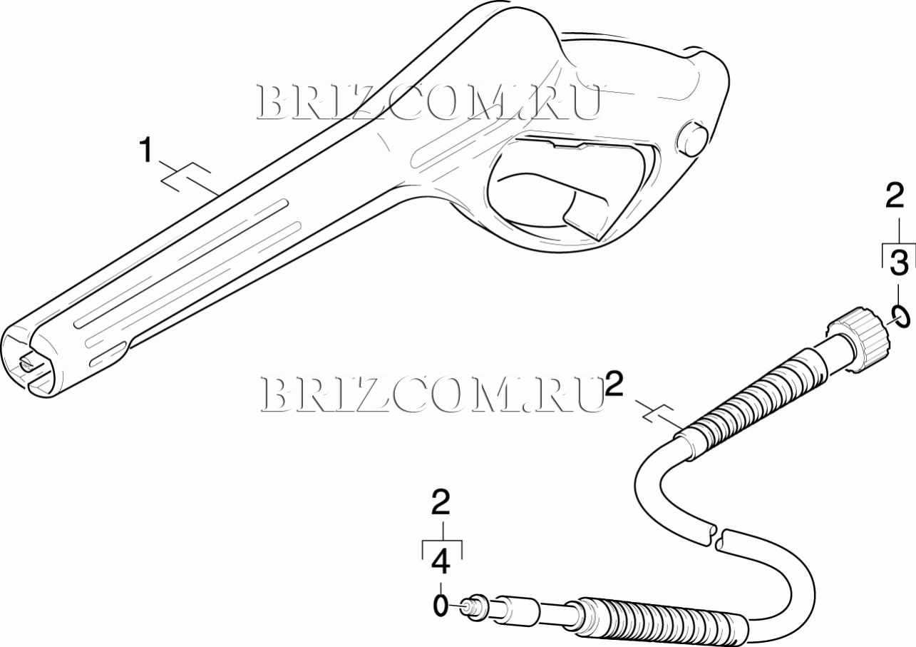Pучной пистолет-распылитель (0.102-854.0)