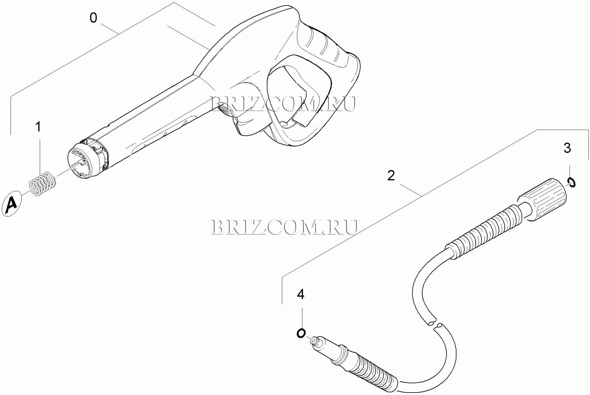 Pучной пистолет-распылитель (0.109-398.0)