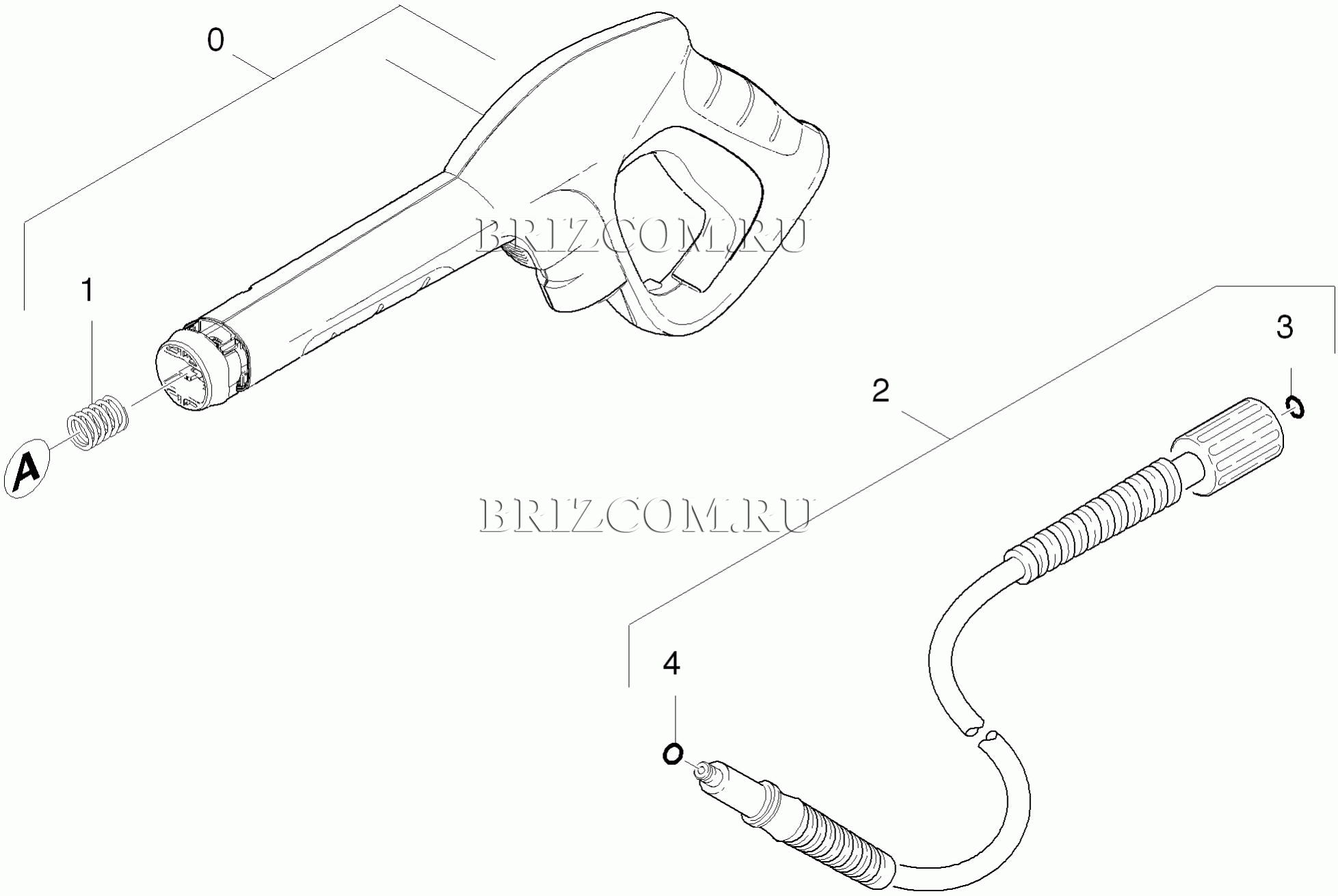 Pучной пистолет-распылитель (0.109-163.0)