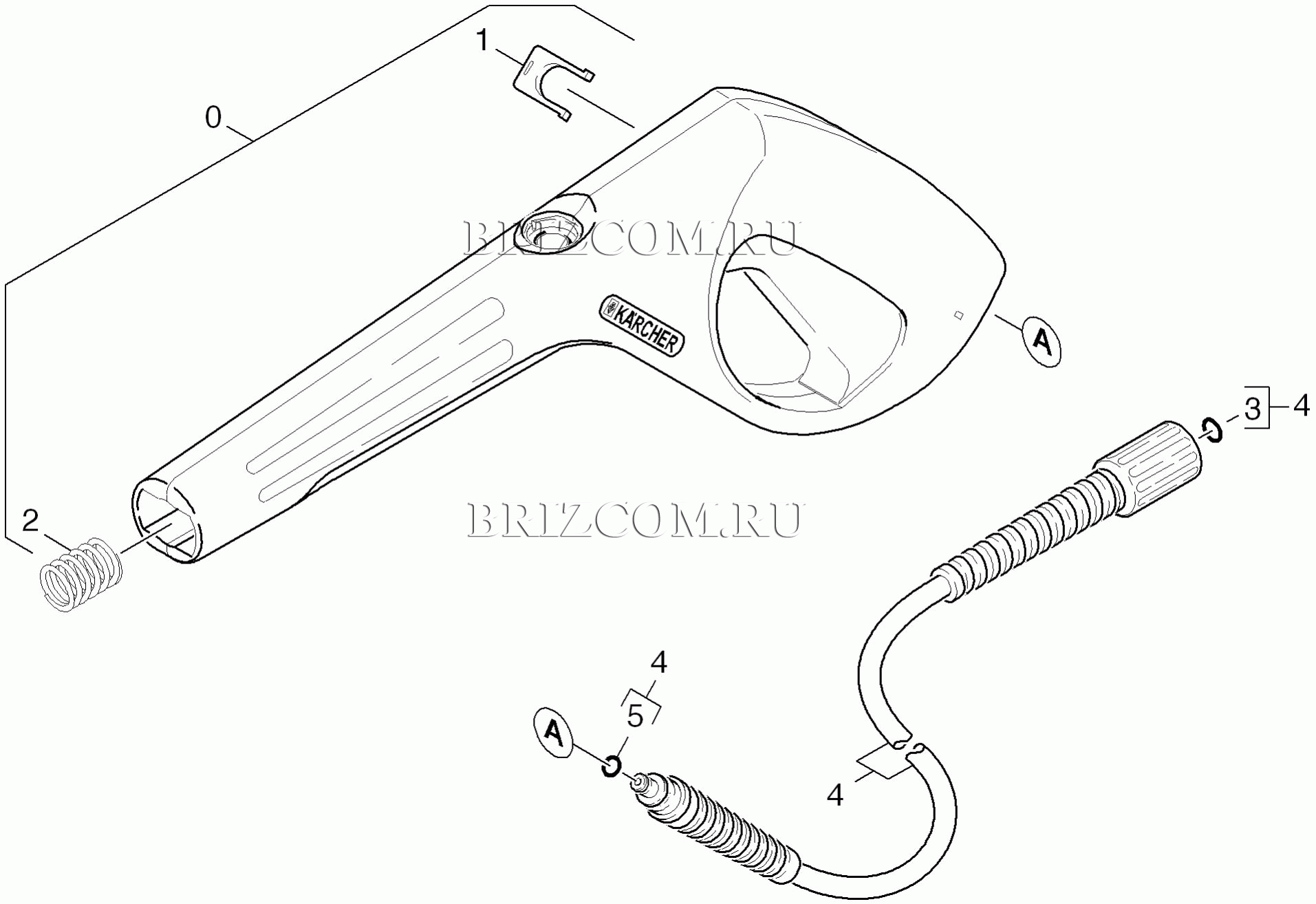 Pучной пистолет-распылитель (0.103-391.0)