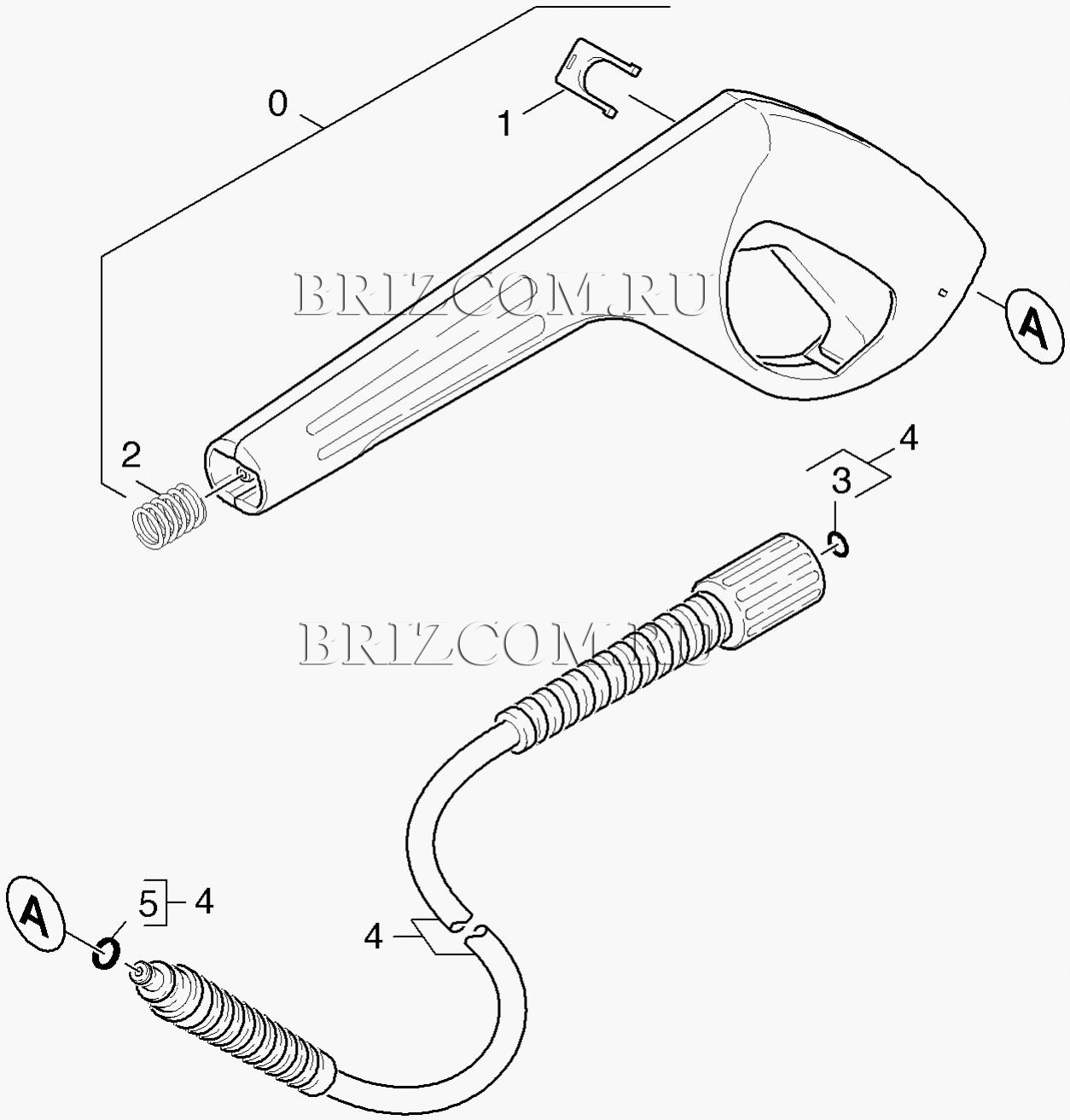 Pучной пистолет-распылитель (0.148-951.0)