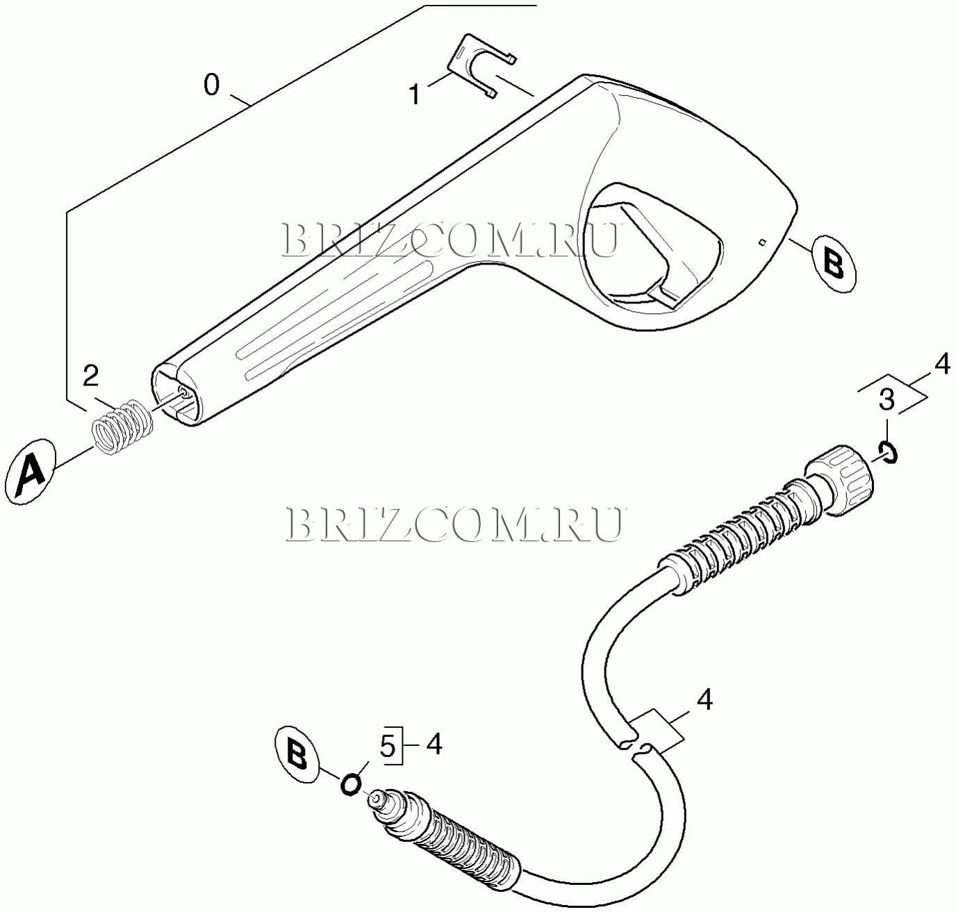 Pучной пистолет-распылитель (0.148-704.0)