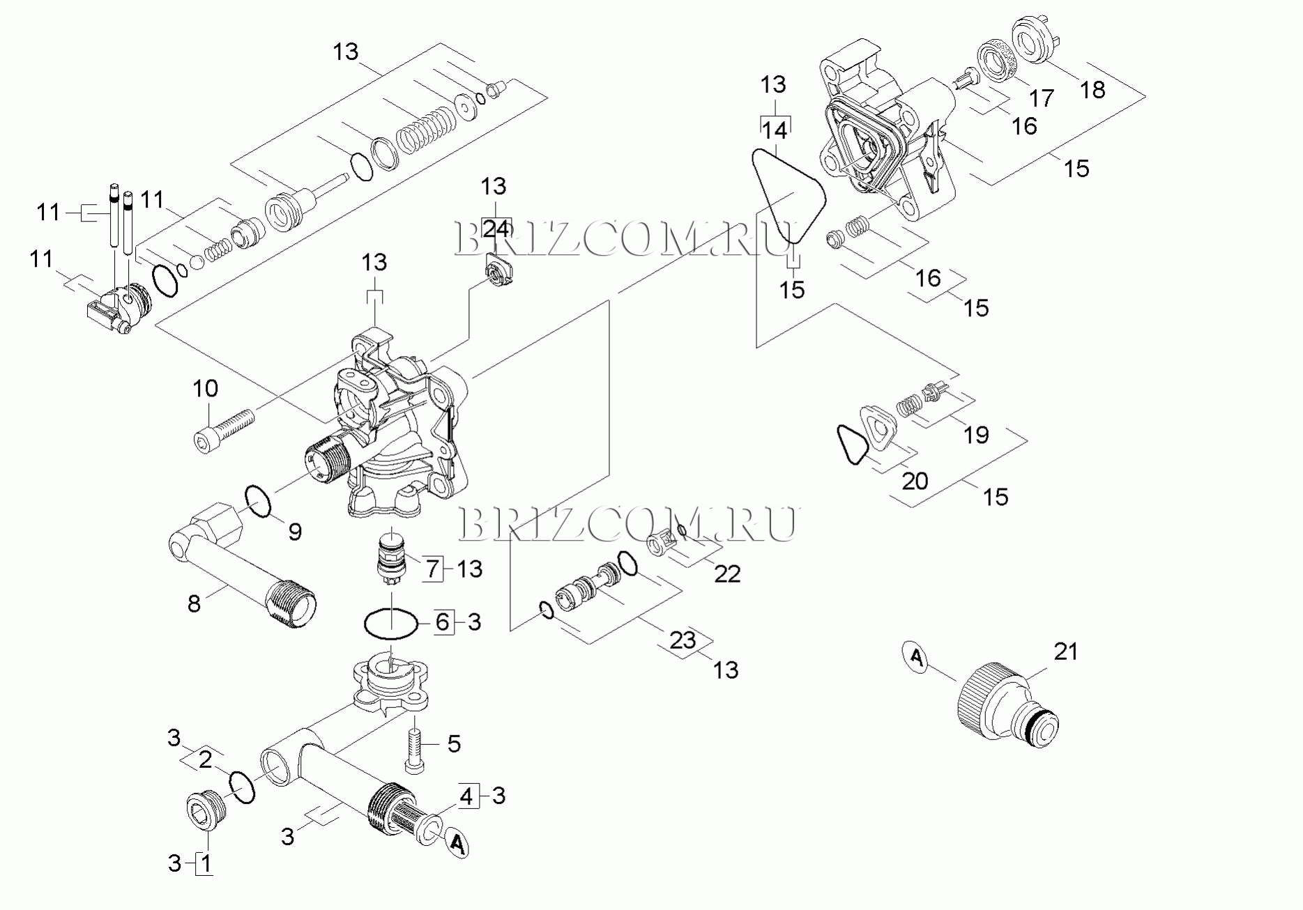 Управляющий корпус (0.103-654.0)