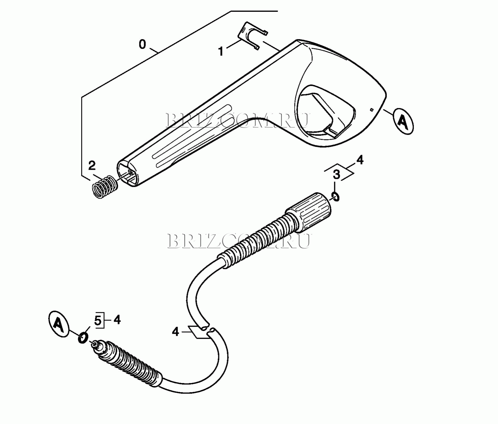 Pучной пистолет-распылитель (0.148-713.0)
