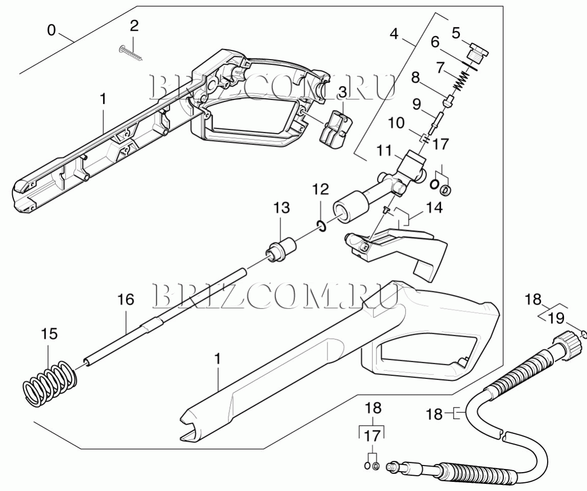 Pучной пистолет-распылитель (0.146-416.0)