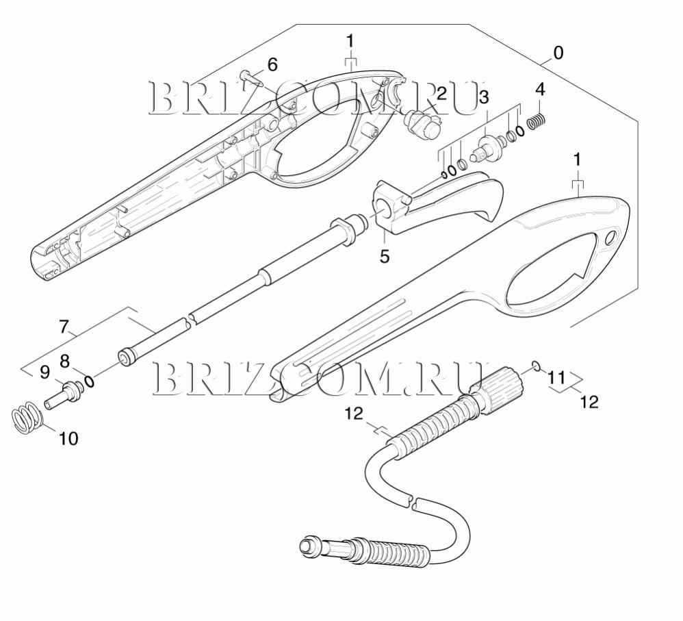 Pучной пистолет-распылитель (0.148-118.0)