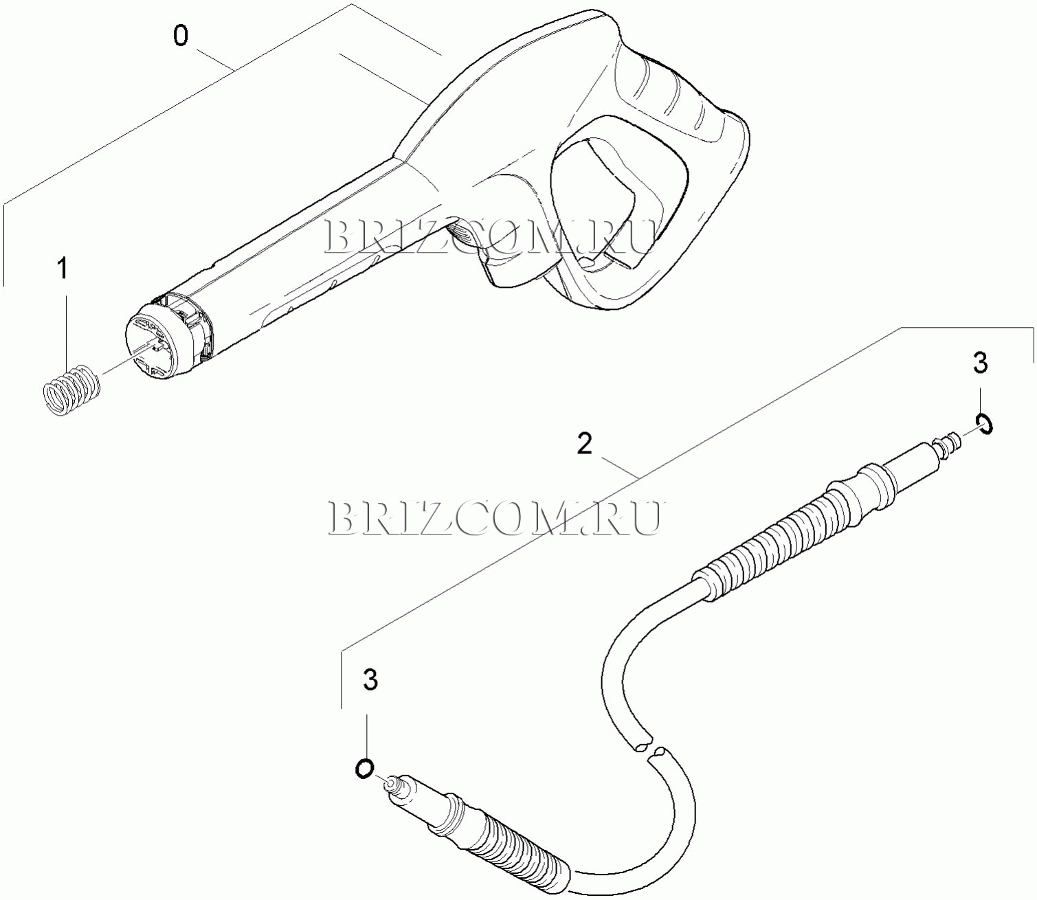 Pучной пистолет-распылитель (0.113-686.0)