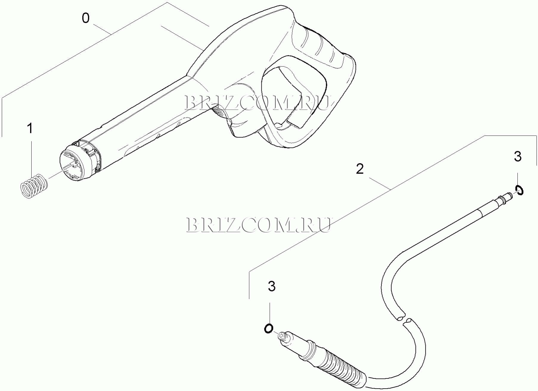 Pучной пистолет-распылитель (0.110-463.0)