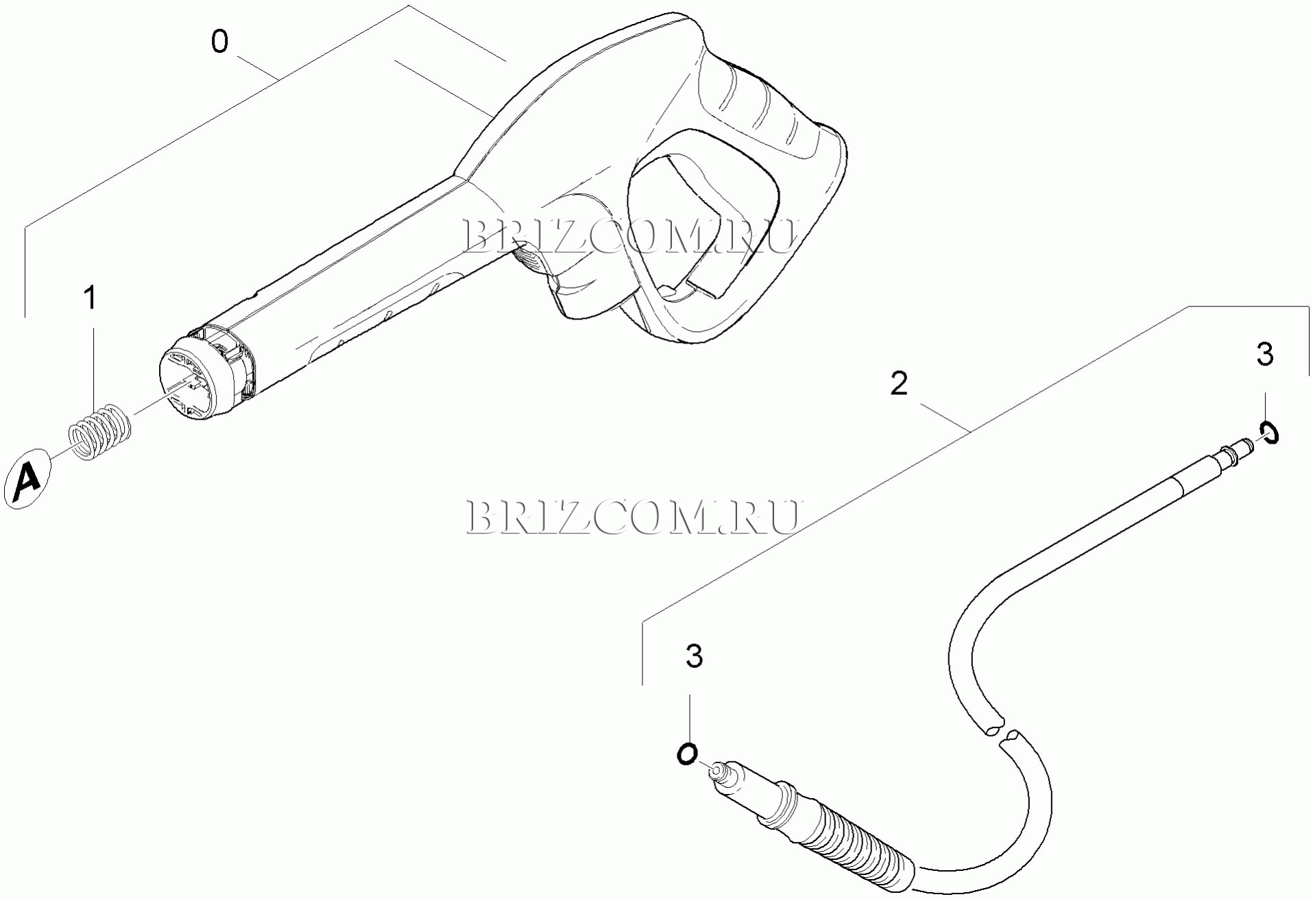 Pучной пистолет-распылитель (0.109-316.0)