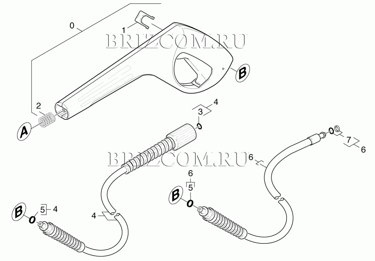 Pучной пистолет-распылитель (0.148-556.0)