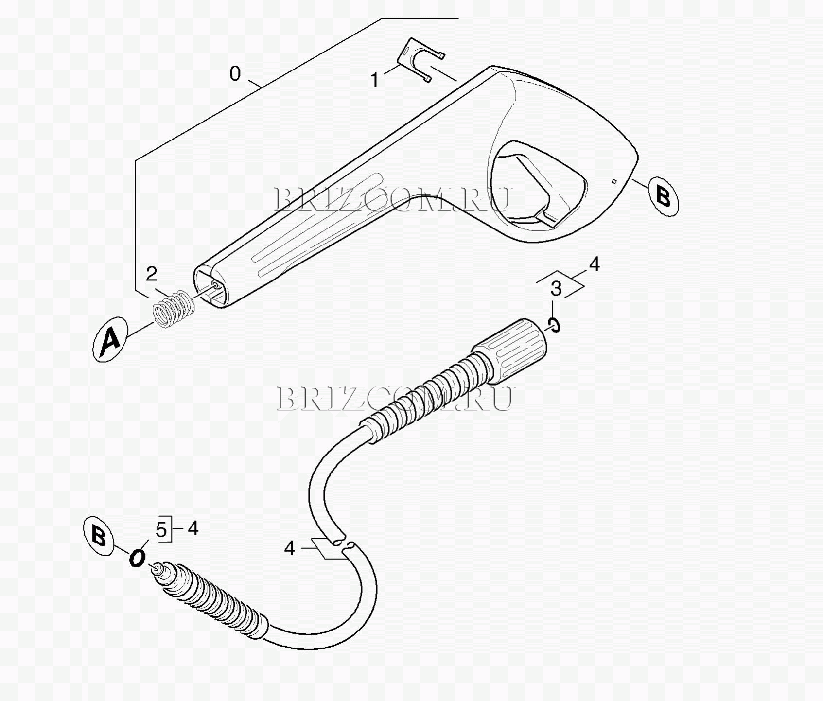 Pучной пистолет-распылитель (0.148-732.0)