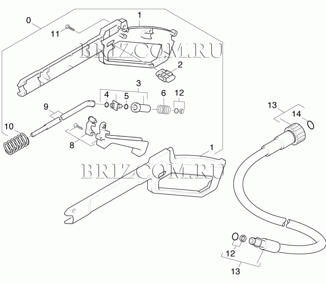 Pучной пистолет-распылитель (0.146-414.0)