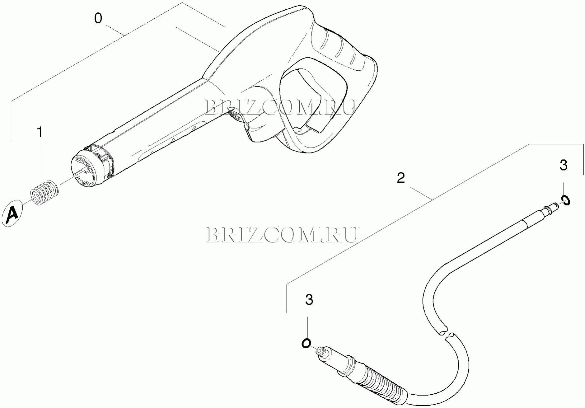 Pучной пистолет-распылитель (0.109-468.0)