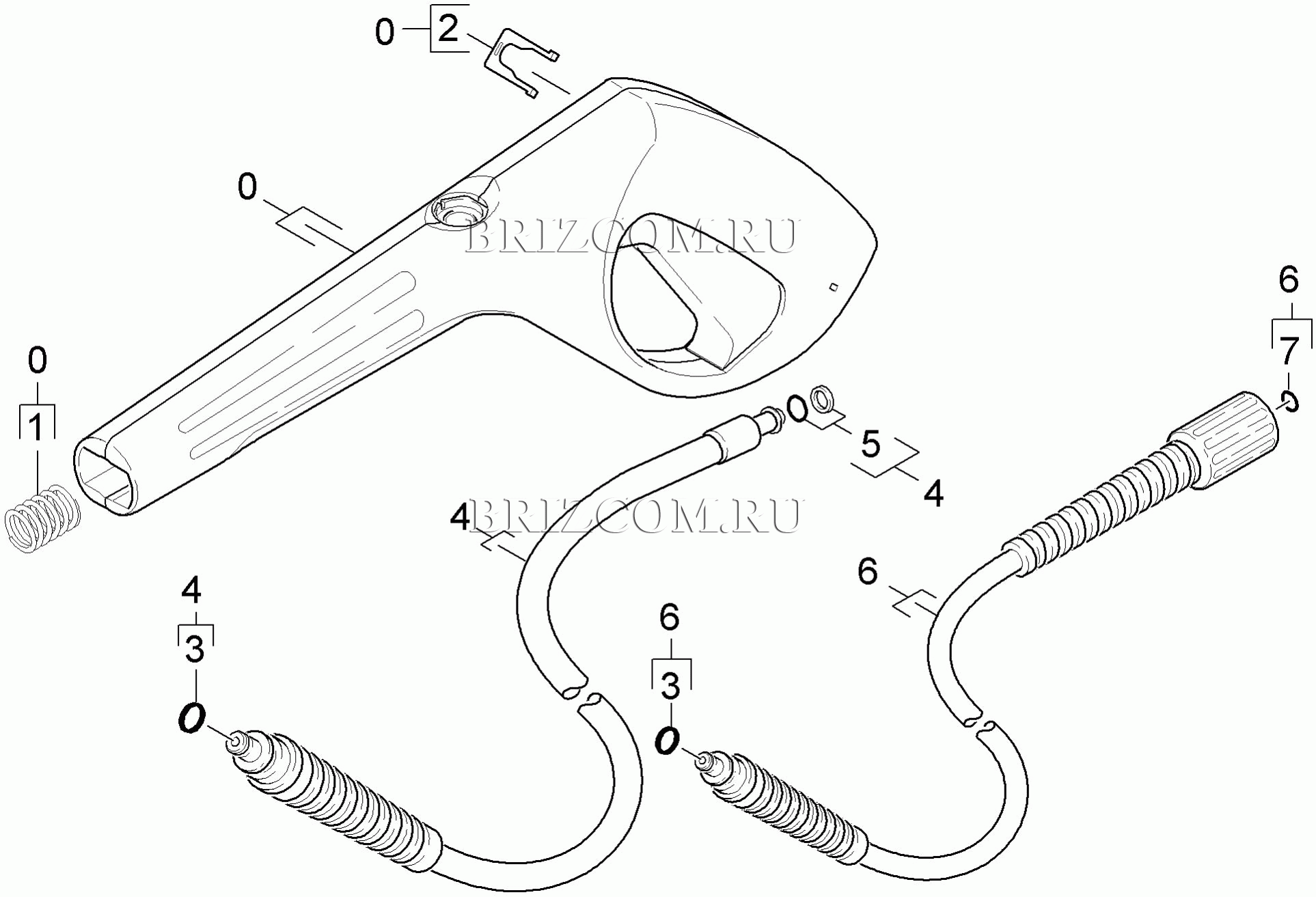 Pучной пистолет-распылитель (0.148-549.0)