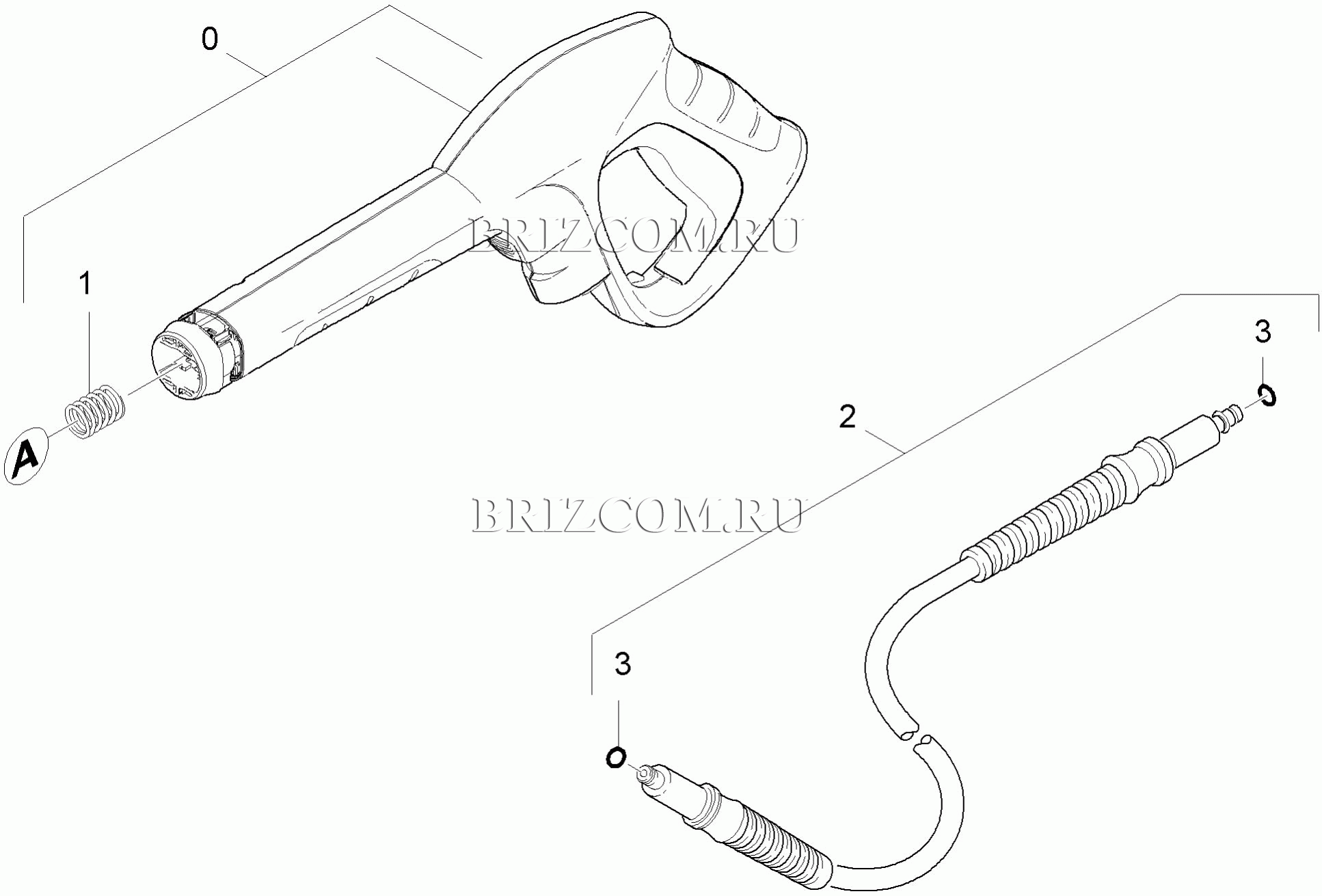 Pучной пистолет-распылитель (0.109-458.0)