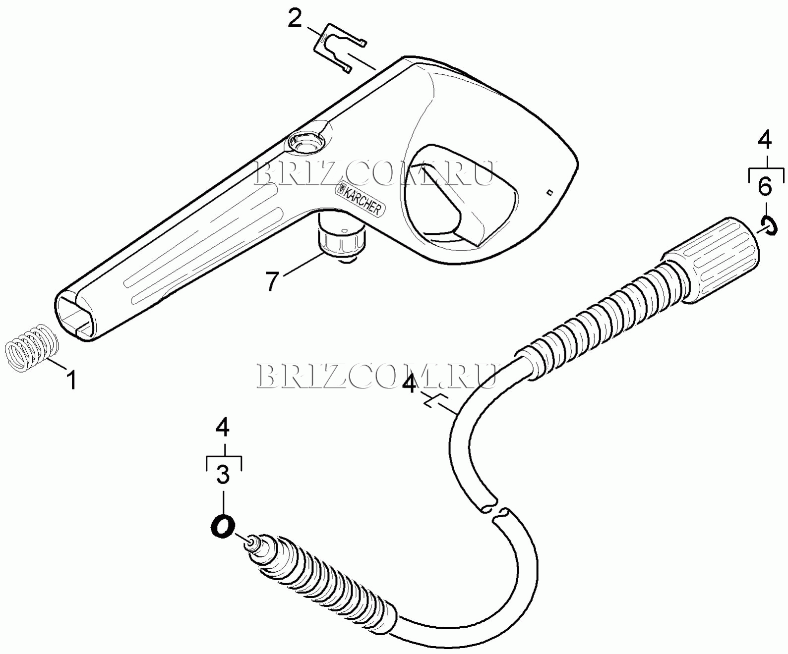 Pучной пистолет-распылитель (0.148-159.0)