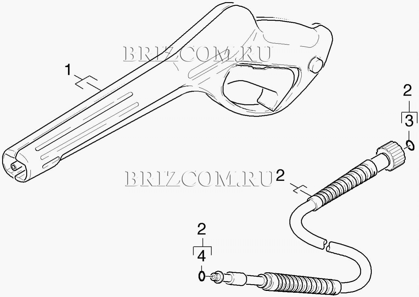 Pучной пистолет-распылитель (0.147-759.0)