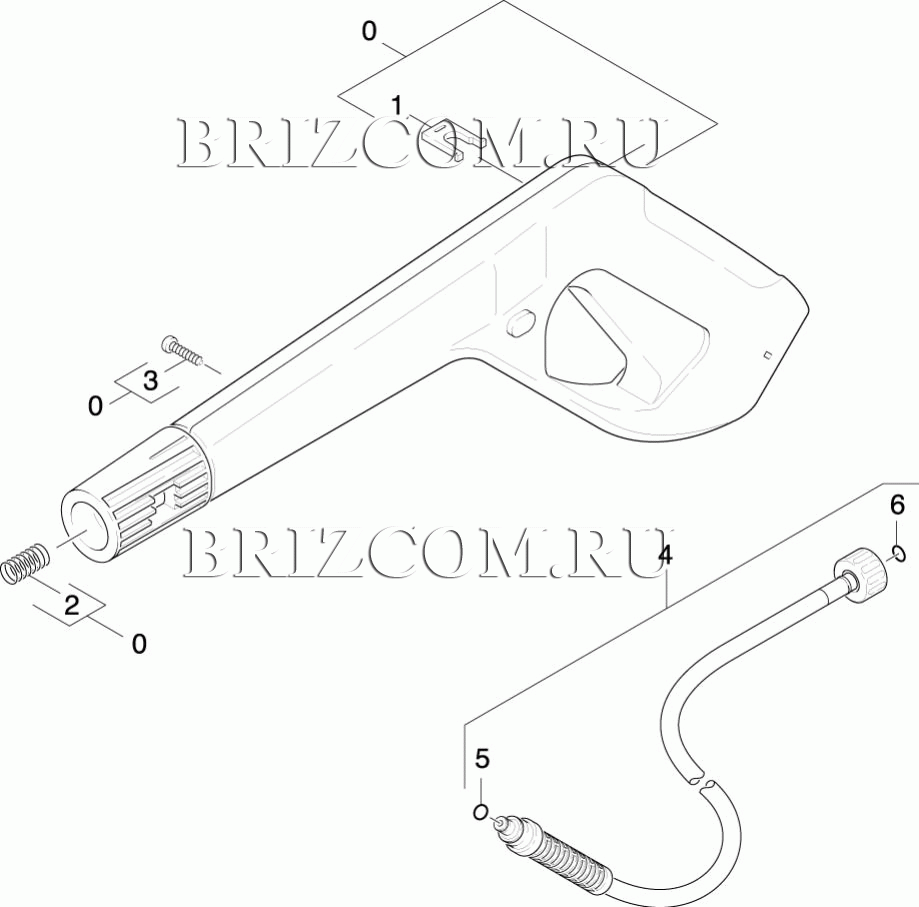 Pучной пистолет-распылитель (0.147-918.0)